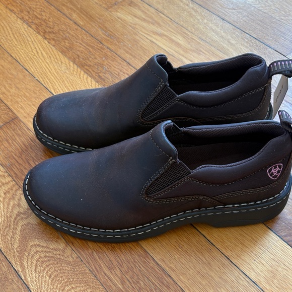 Ariat Women's Dark Brown Traverse Slip-On Loafers Size 9 - Picture 2 of 5